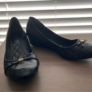 Cole Haan Black Wedge Shoes Sz 10C